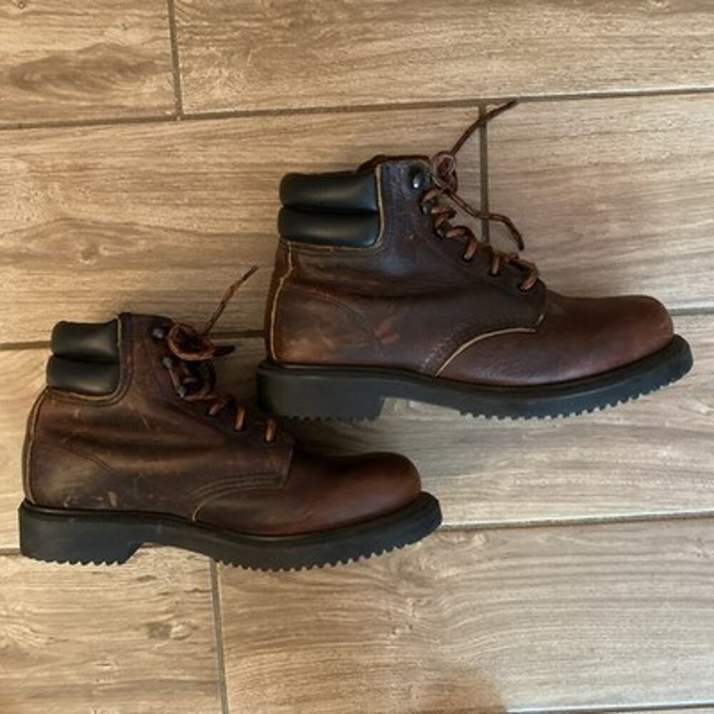 Red Wing SuperSole Moc Toe Boots USA Work Heritage Style Mens 8